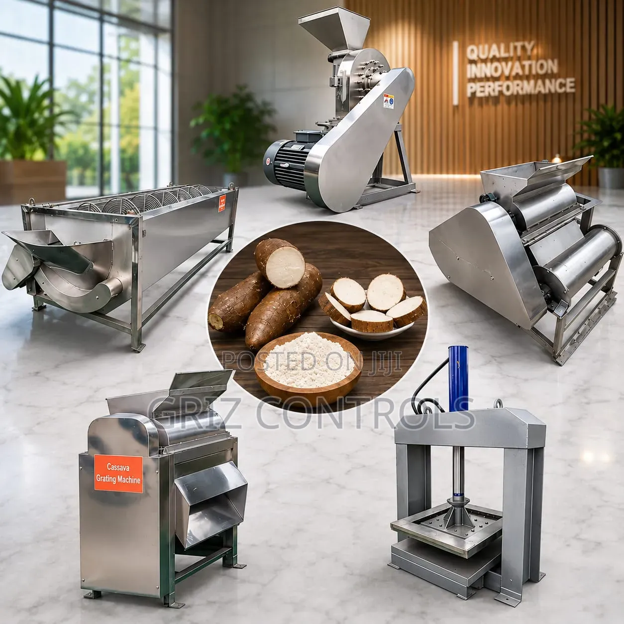 Griz Controls Cassava Flour Processing Plant Setup and Installation