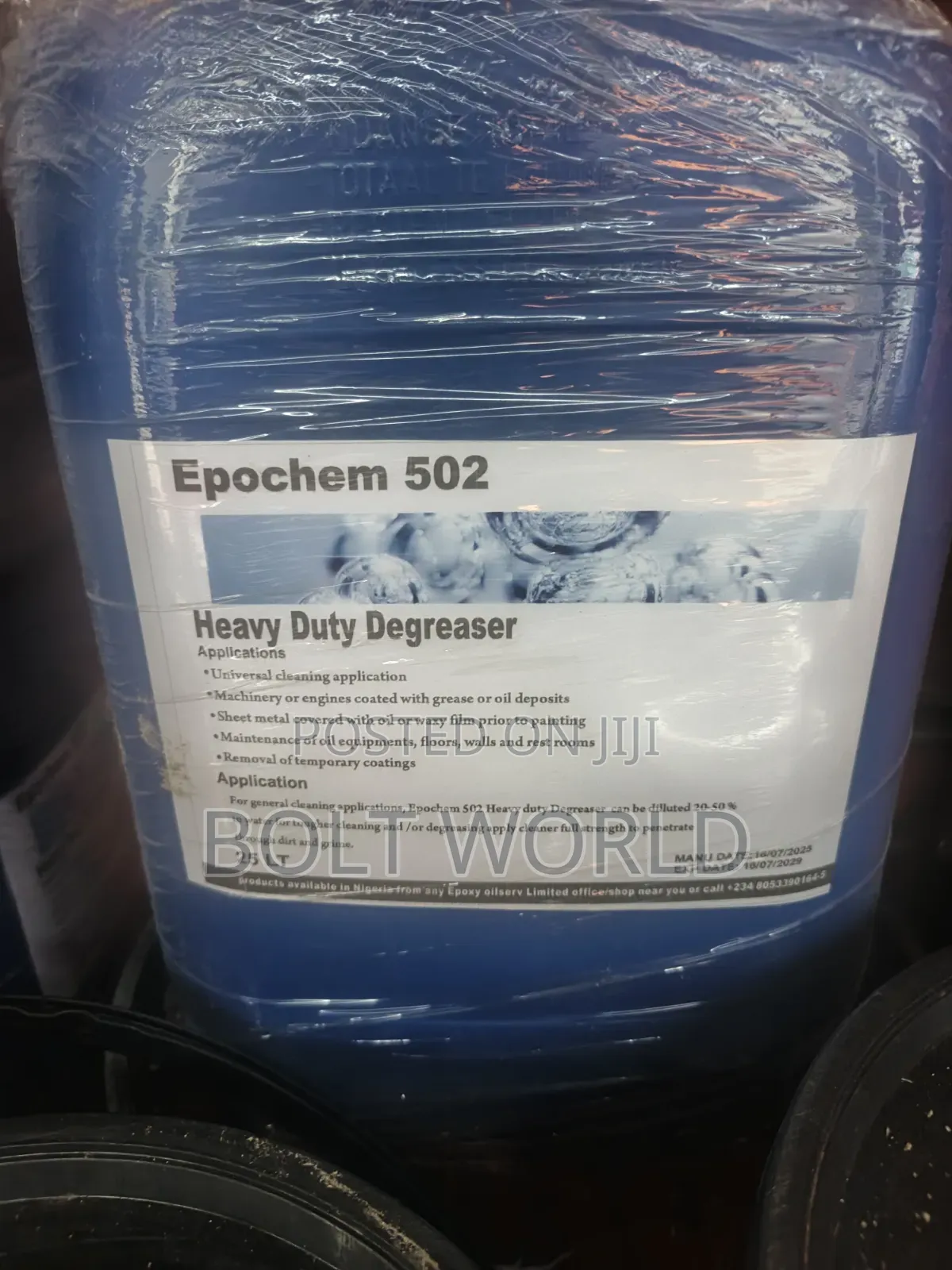 Epochem 502 Heavy Duty Degreaser Rig Wash 25Ltrs