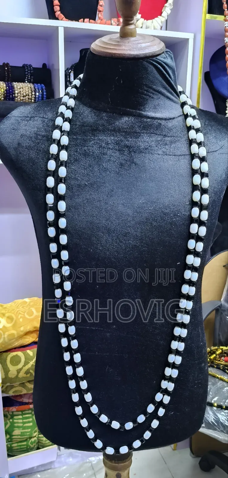 Modern Quality Mixed White Bead Necklace Set