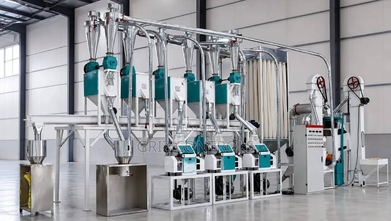 Griz Controls Corn Flour Milling Plant Set Up and Installation