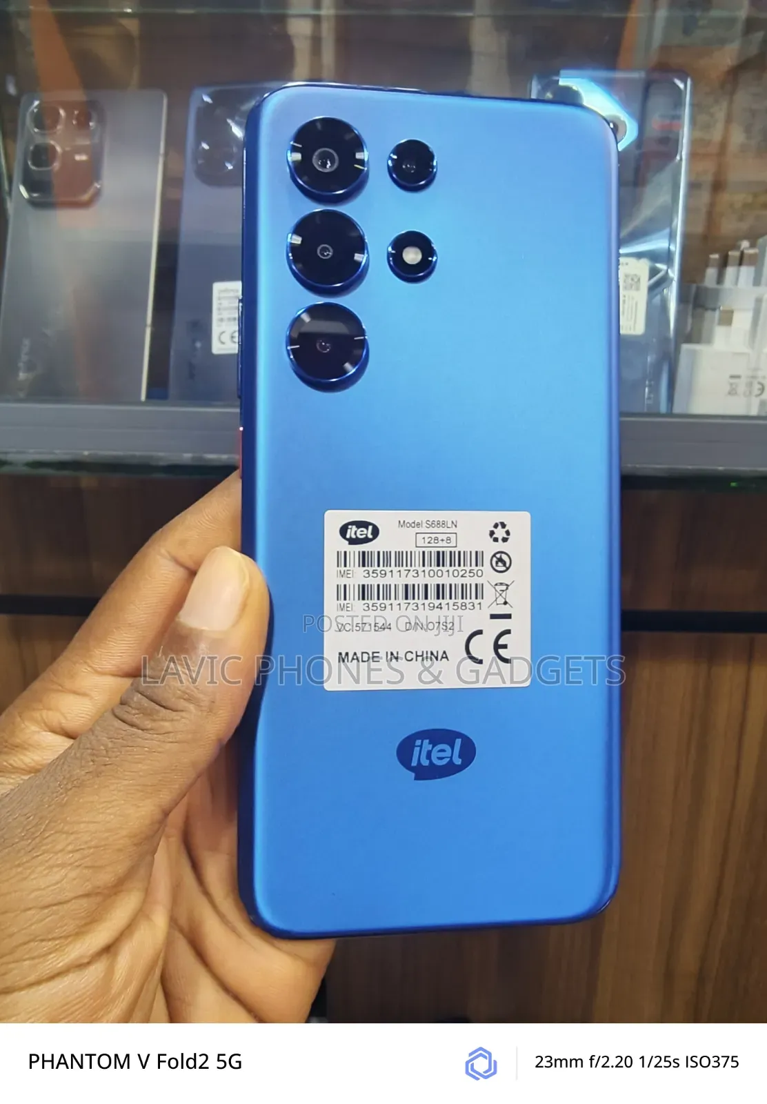 New Itel S26 Ultra 128 GB Blue