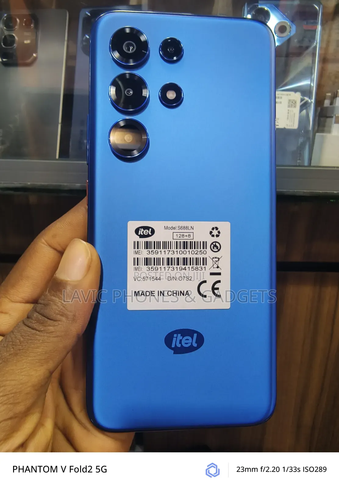 New Itel S26 Ultra 128 GB Blue