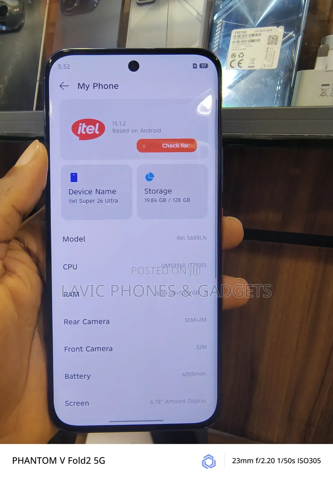 New Itel S26 Ultra 128 GB Blue