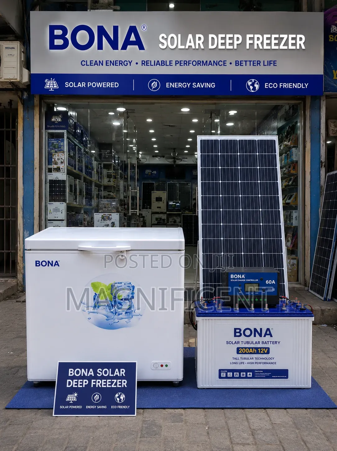 Bona 168l Solar Deep Freezer – Save Energy, Keep It Frozen