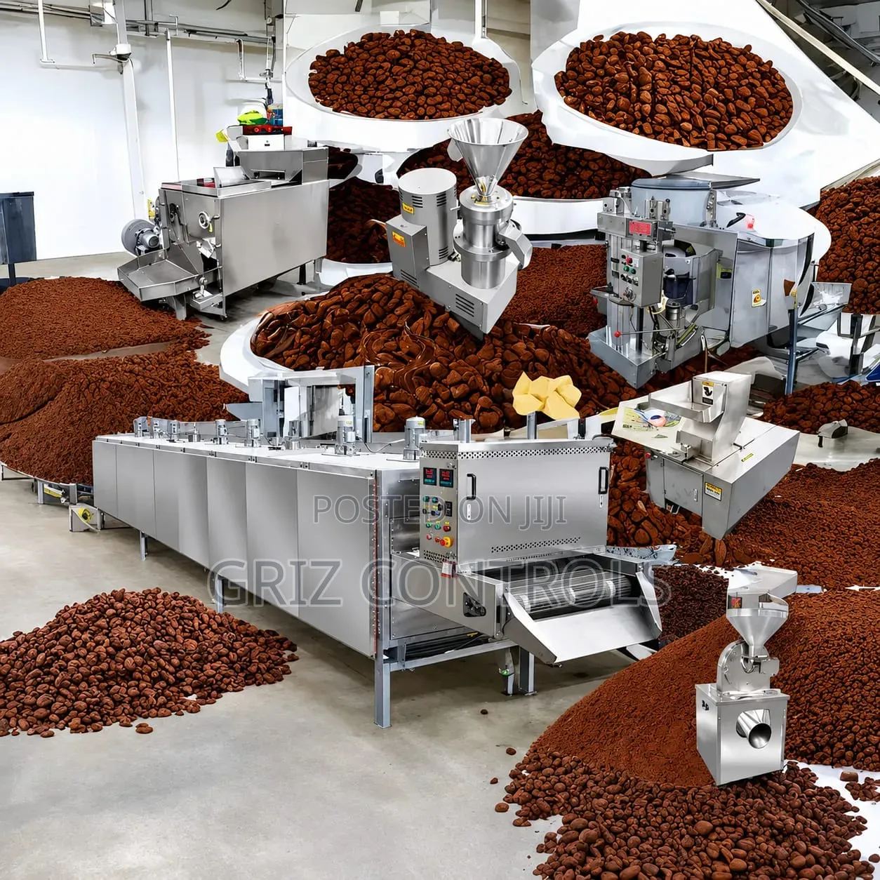 Griz Controls Cocoa Processing Plant | Cocoa Powder Production Line