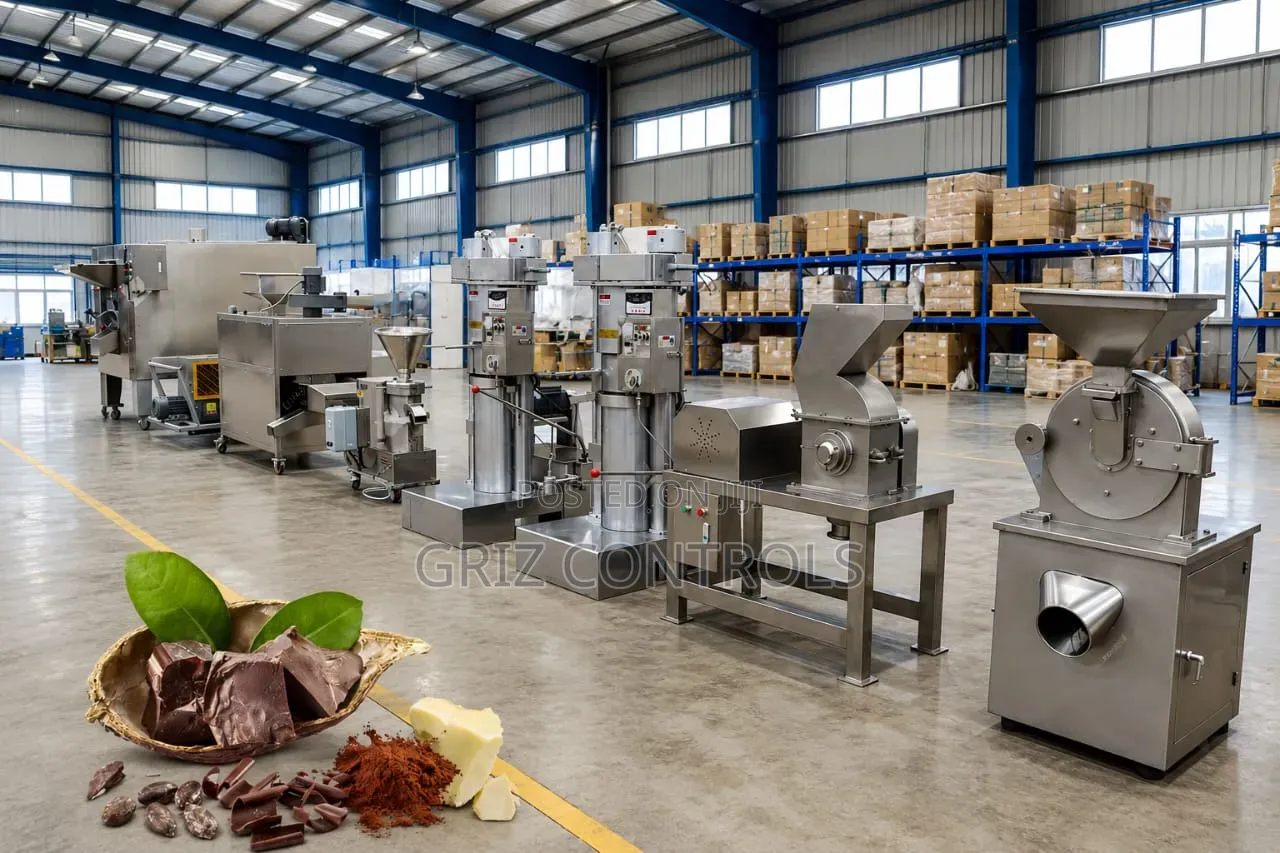Griz Controls Cocoa Processing Plant | Cocoa Powder Production Line