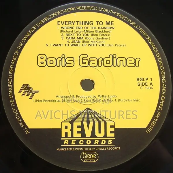 Boris Gardiner – Everything to Me