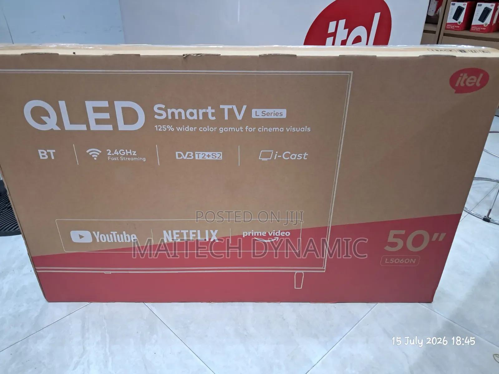 Itel 50inches QLED Smart TV