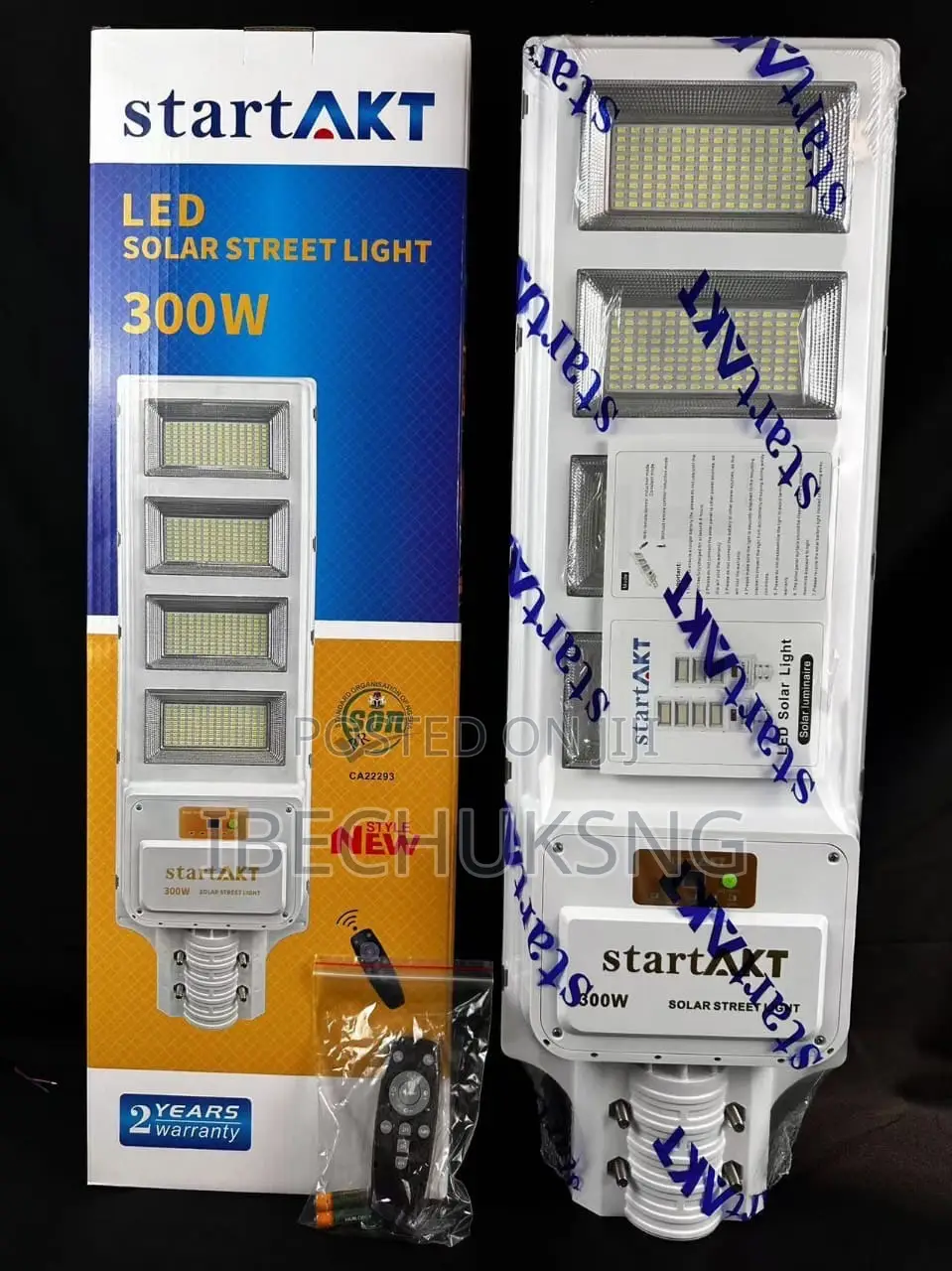 Start Akt All in One Solar Street Light 300 Watts W/Body