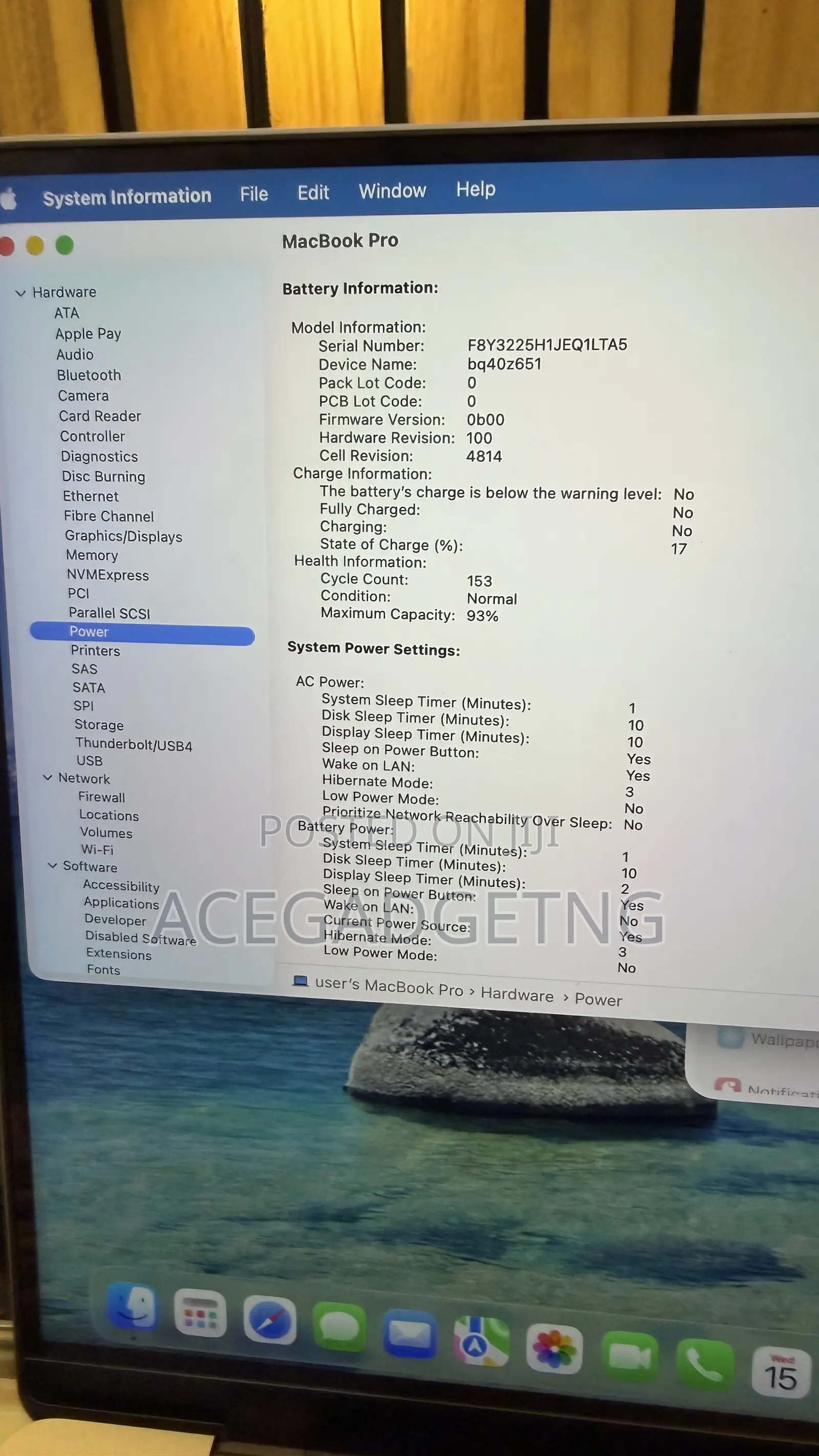 Laptop Apple MacBook Pro 2022 M2 16GB Apple M2 SSD 512GB