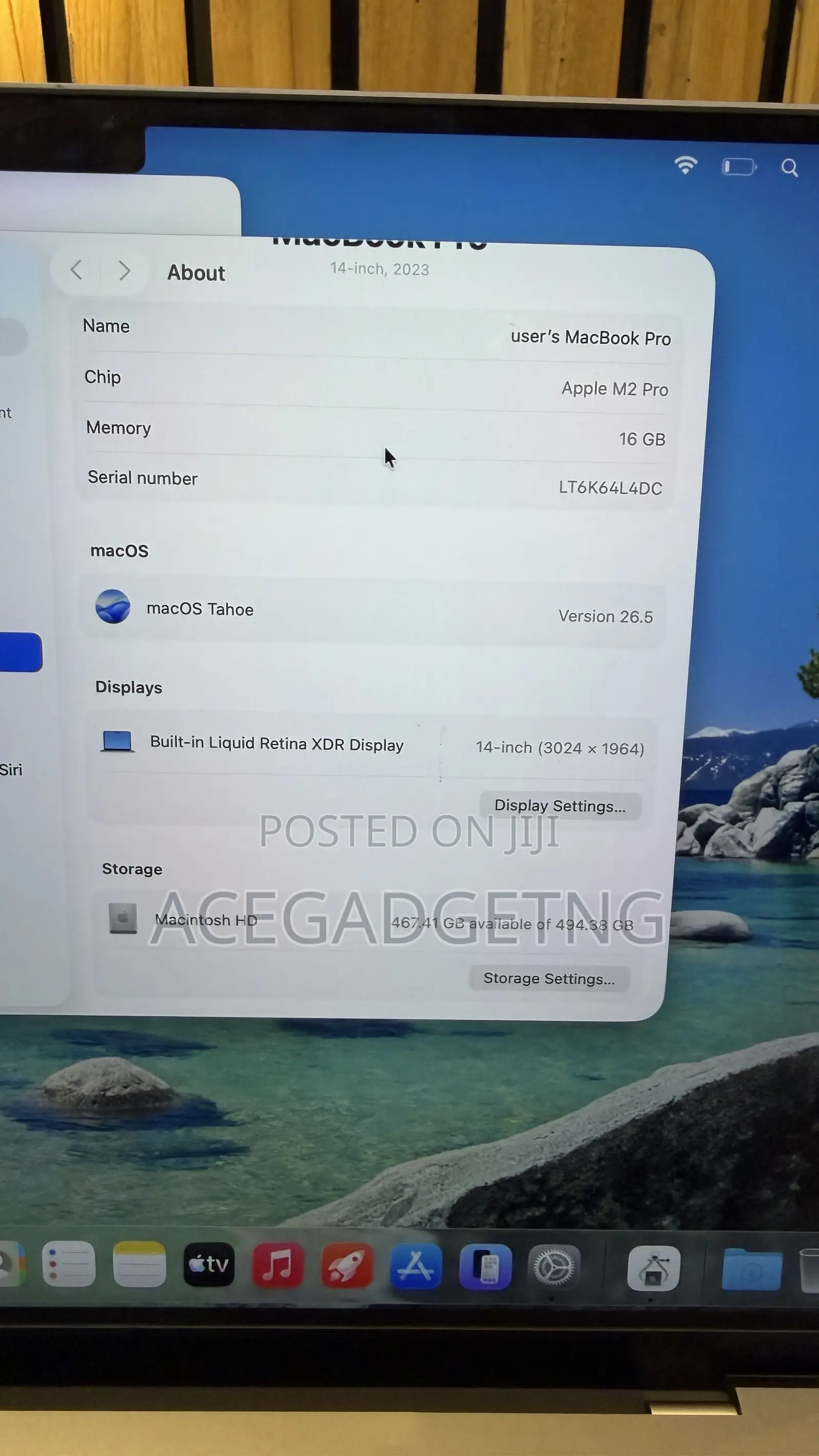 Laptop Apple MacBook Pro 2022 M2 16GB Apple M2 SSD 512GB