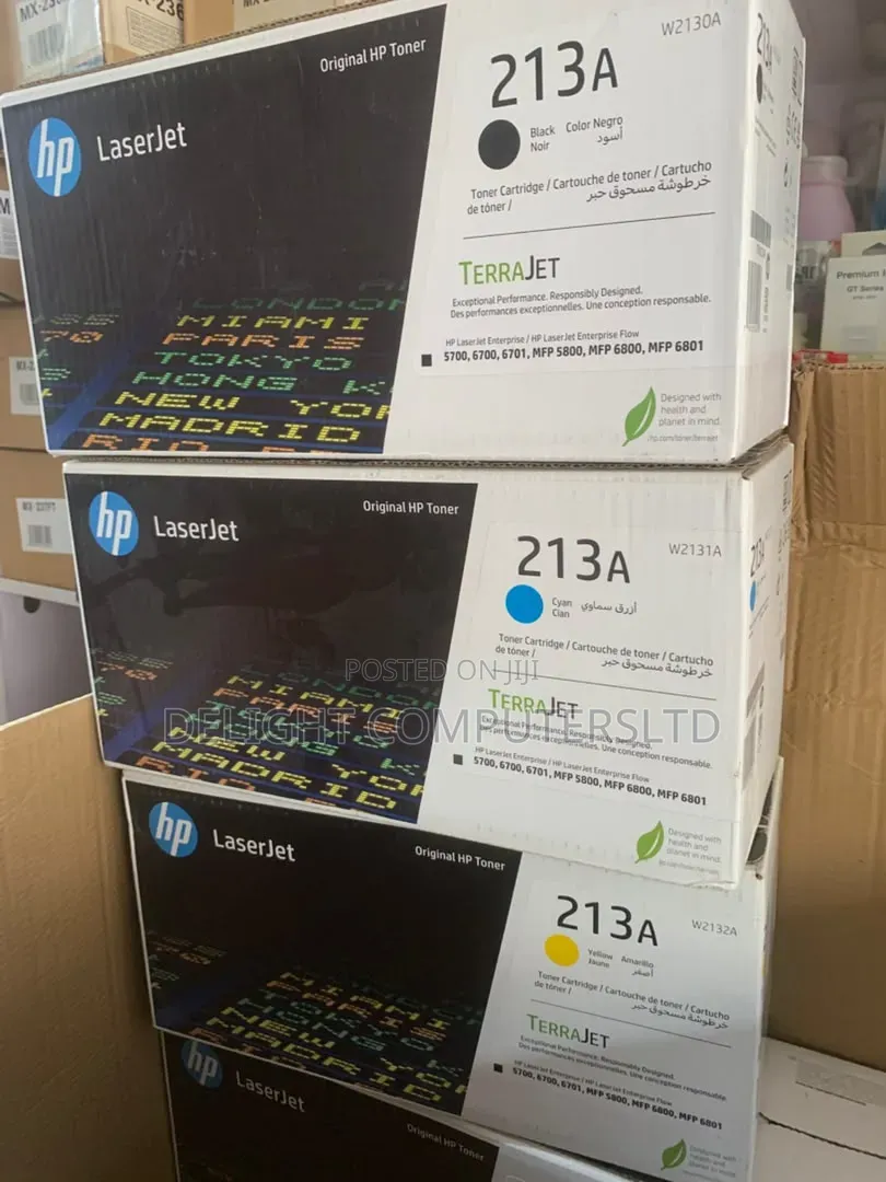 HP Genuine Toner Cartridge 213a Colours