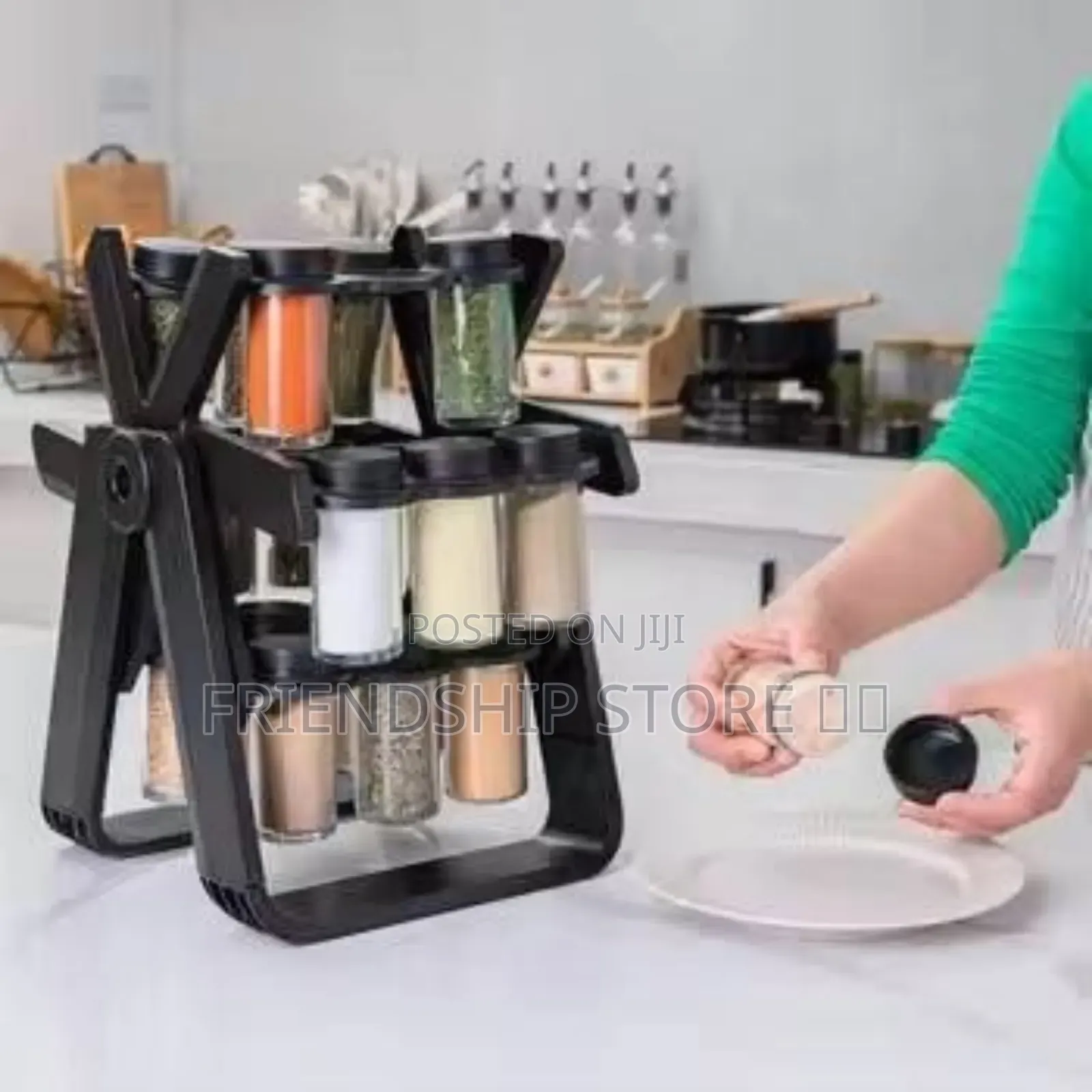 18 PCs Rotating Spice Rack