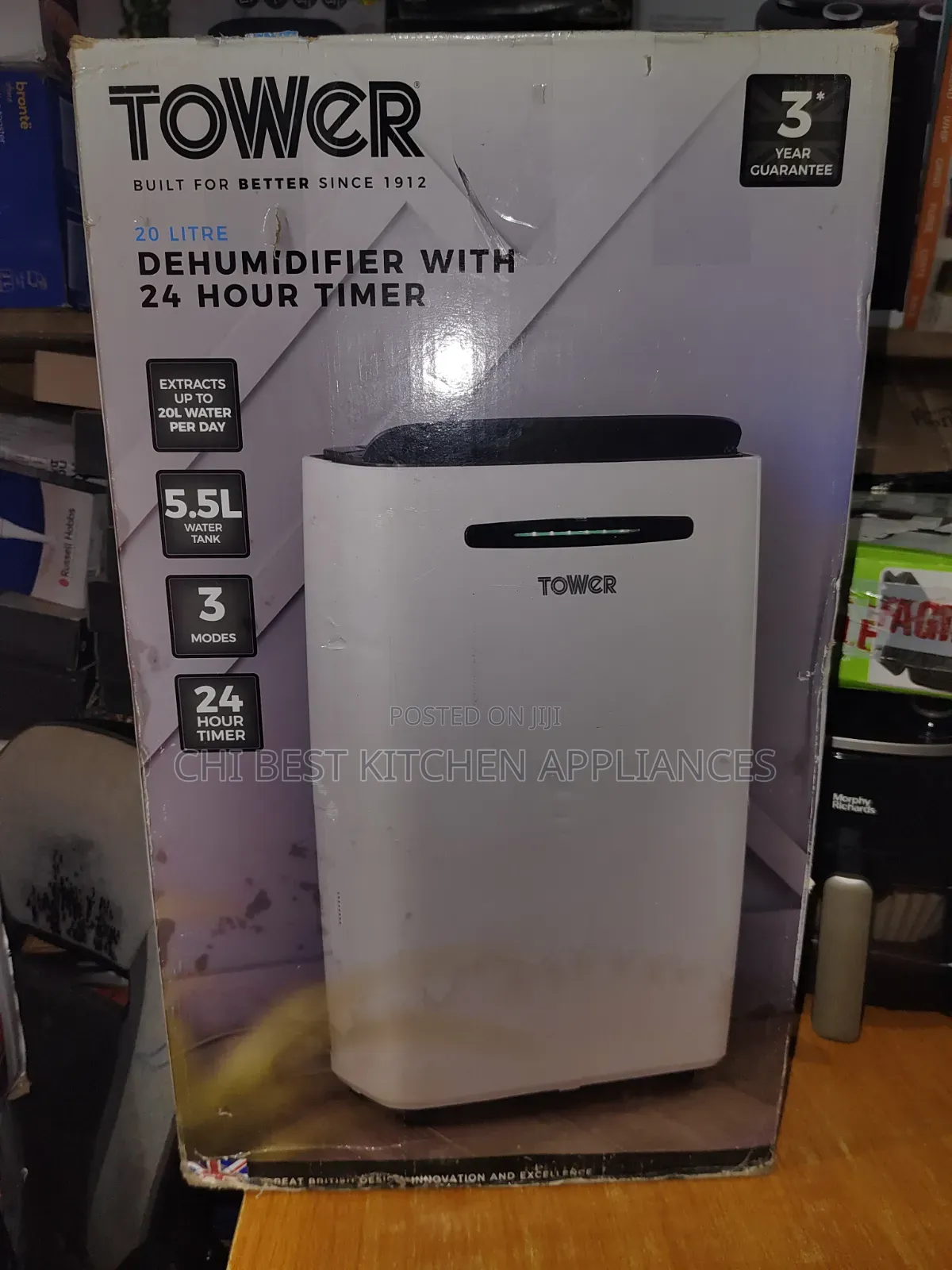 20 Litres Tower Dehumidifier