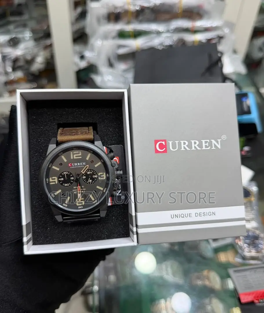 Curren Quality Men Genuine Leather Wristwatch
