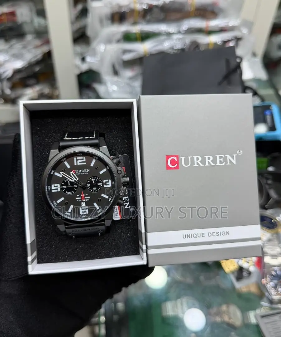 Curren Quality Men Genuine Leather Wristwatch