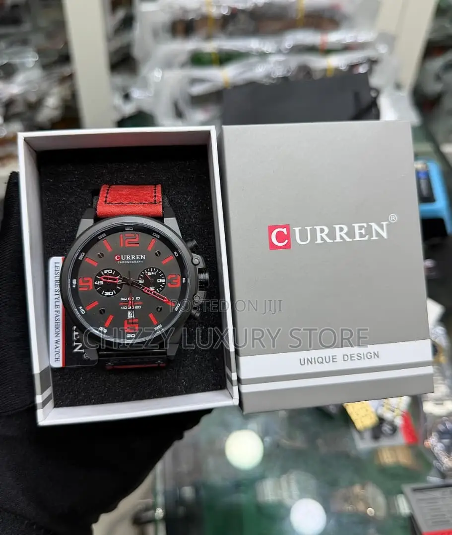 Curren Quality Men Genuine Leather Wristwatch