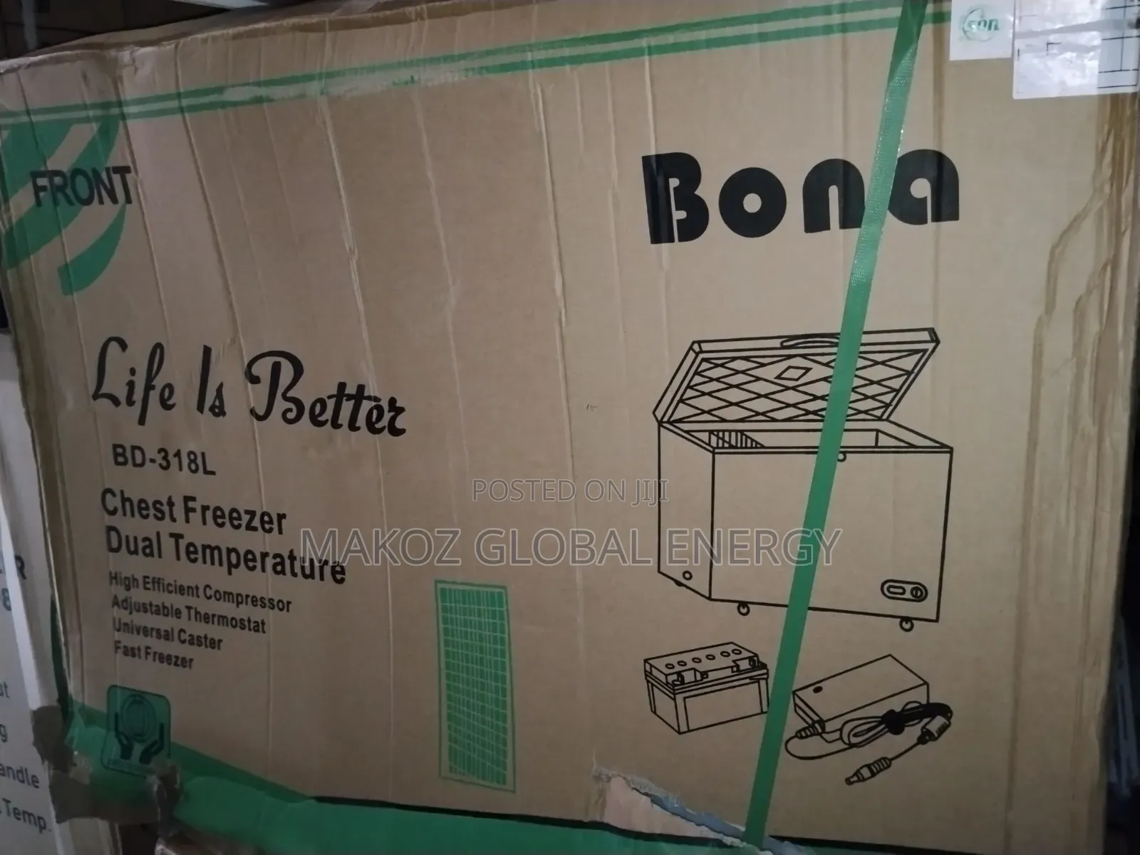 Bona AC/DC Chest Freezer 318L