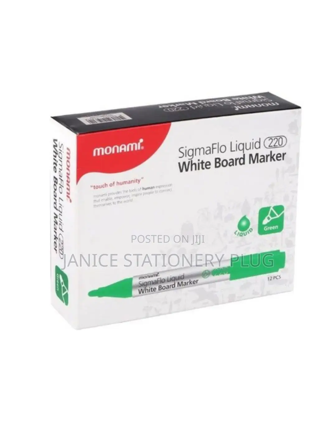 Monami SigmaFlo Liquid 220 White Board Marker