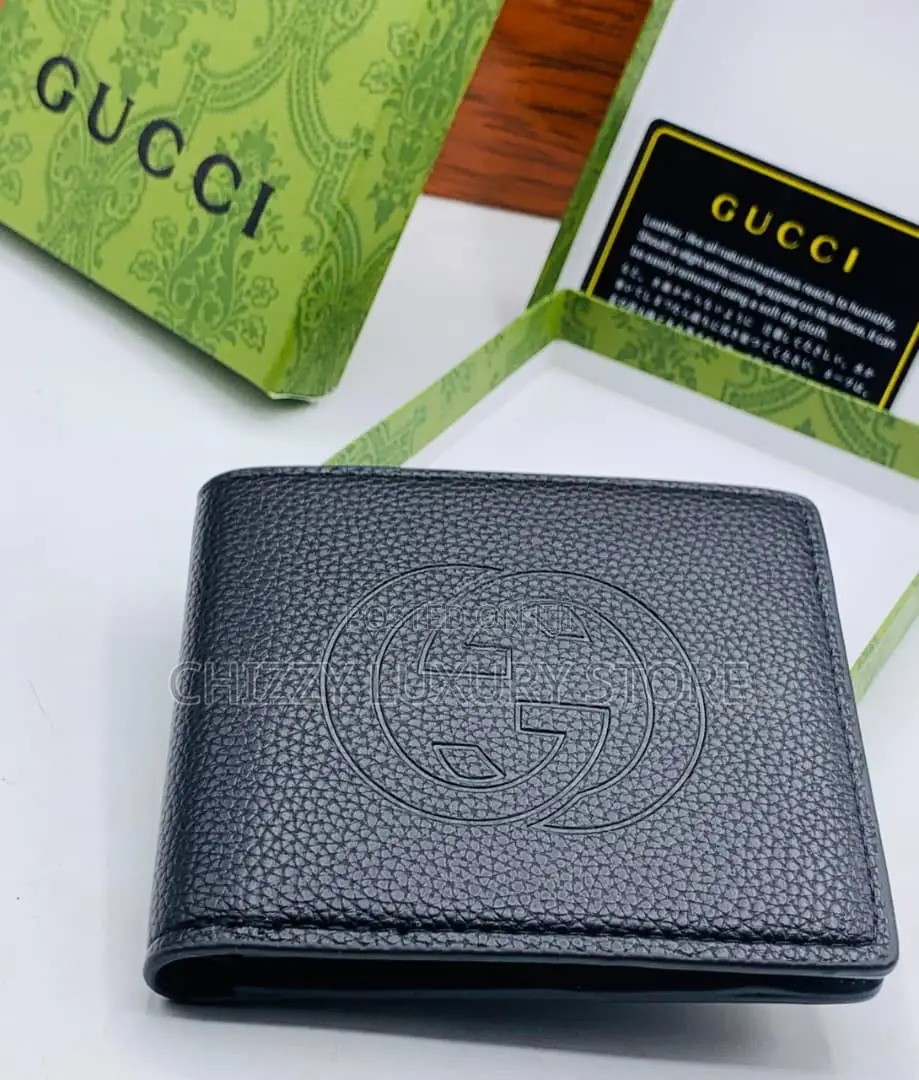 Gucci Quality Luxury Men Genuine Leather Wallet