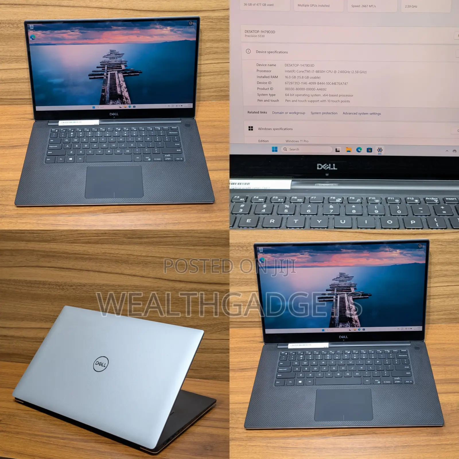 Laptop Dell Precision 5530 16GB Intel Core i7 SSD 512GB