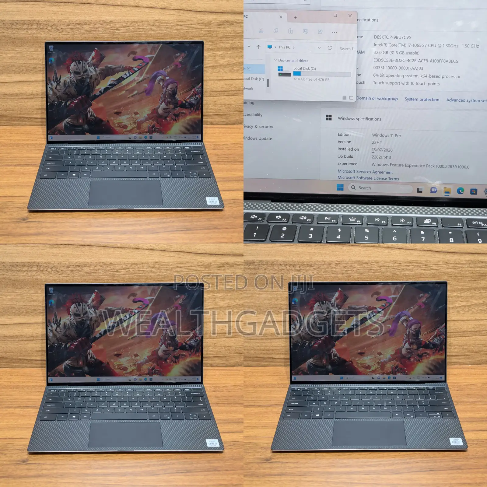 Laptop Dell XPS 13 9300 32GB Intel Core i7 SSD 512GB