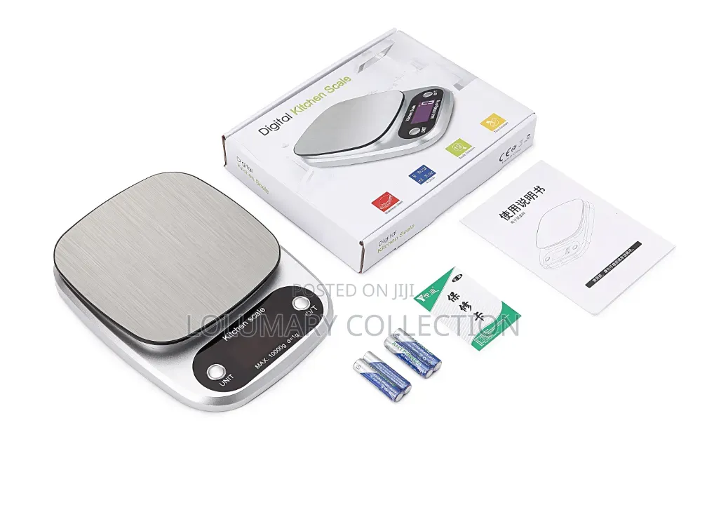 Digital Kitchen Scale Electronic Food Weighing Scale LCD Display