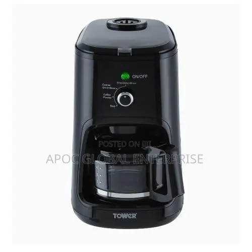 Tower Bean to Cup Coffee Maker - 900W