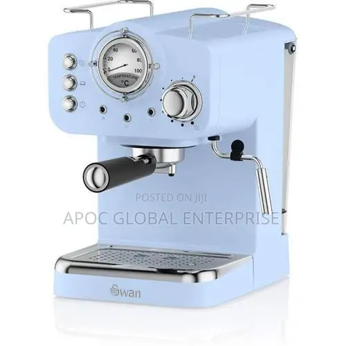 Swan Espresso Coffee Machine With 15 Bar Pump Pressure