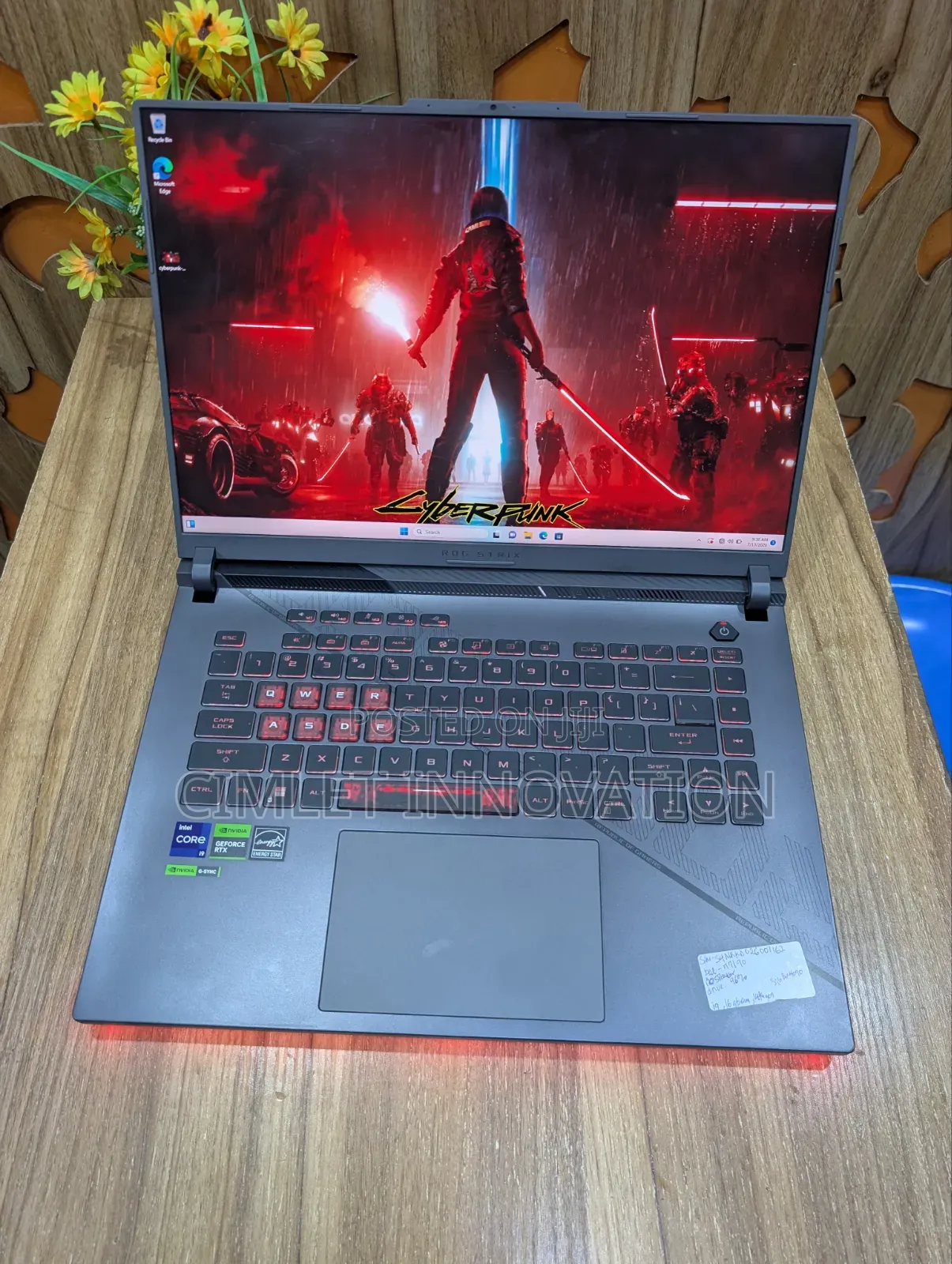 Laptop Asus ROG Strix G16 G614 16GB Intel Core i9 SSD 1T