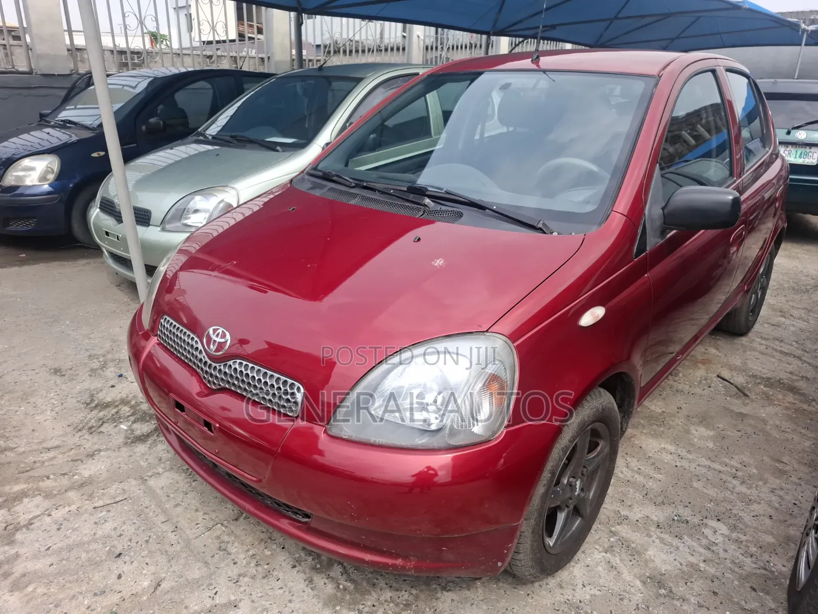 Toyota Yaris 2007 Maroon