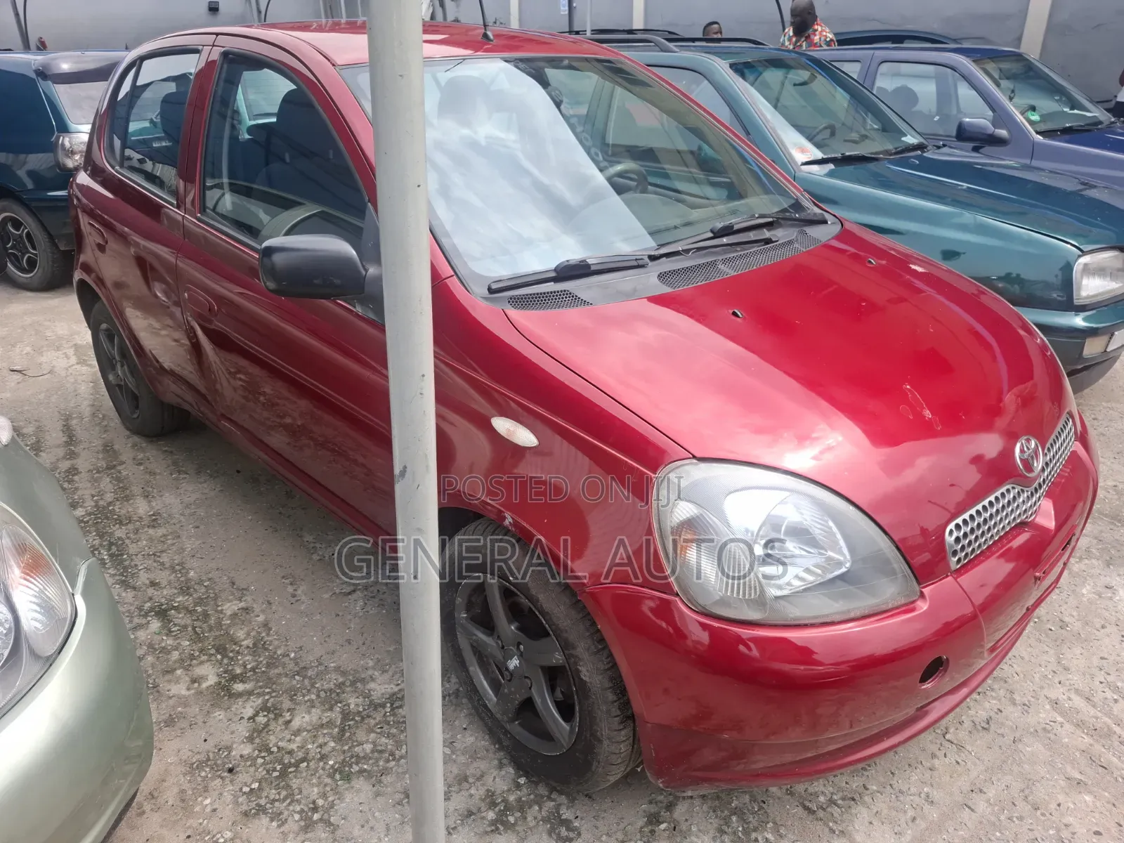 Toyota Yaris 2007 Maroon