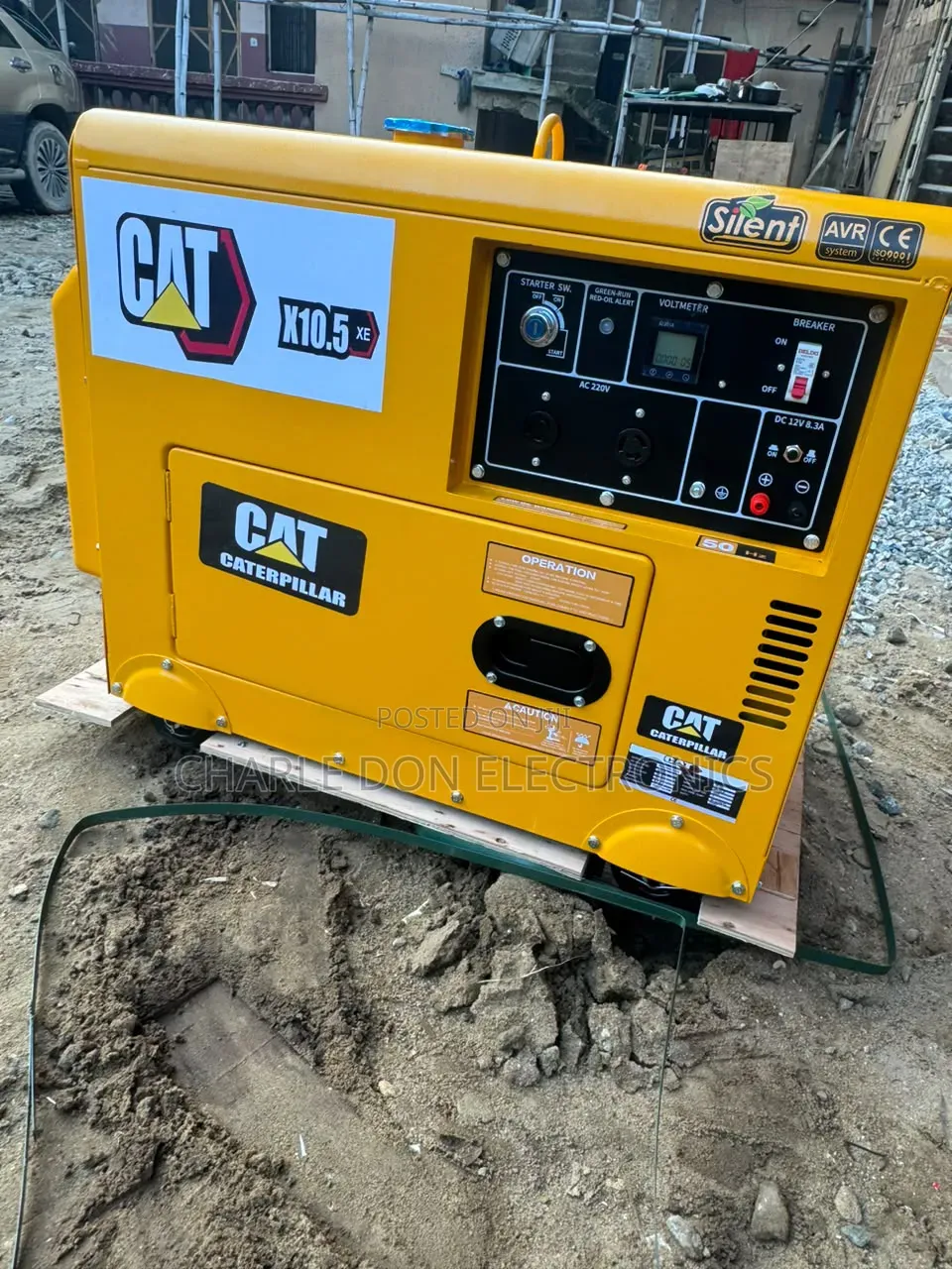 CAT 10.5kVA Soundproof Generator – Reliable Power in Every Season