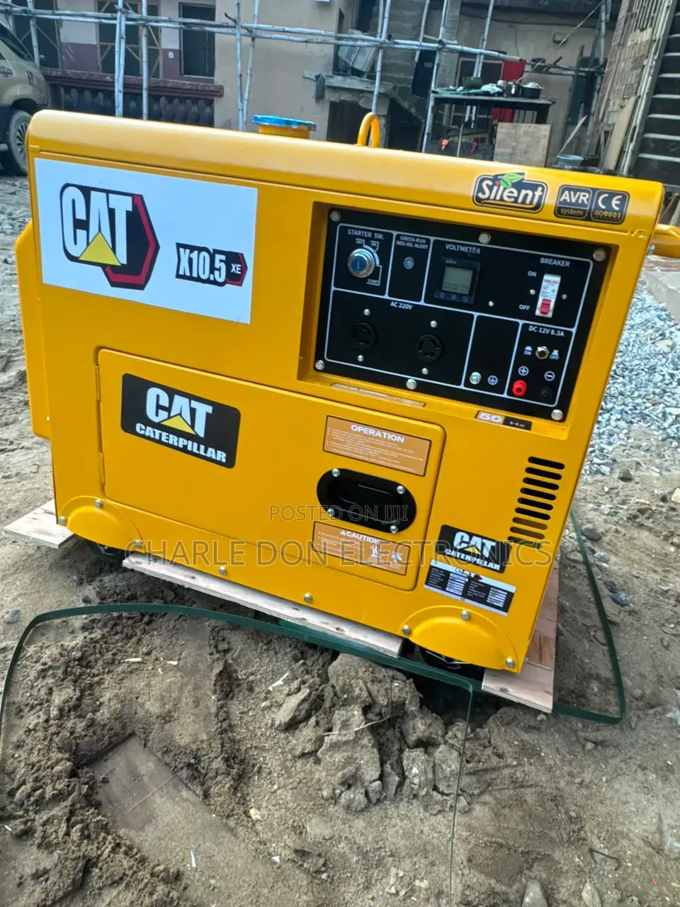CAT 10.5kVA Soundproof Generator – Reliable Power in Every Season