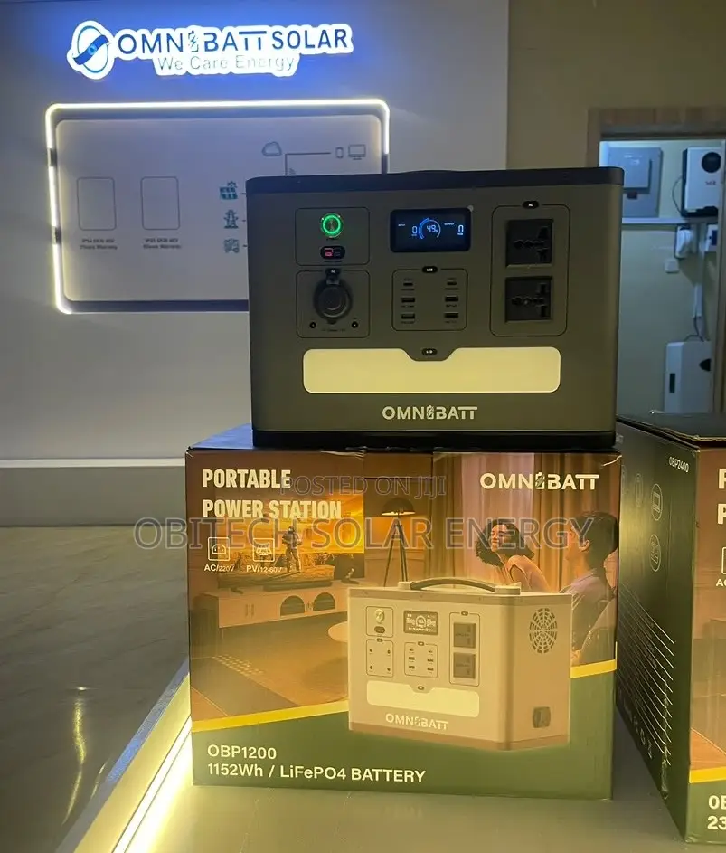 Omnibatt Solar Generator 1.2kWh 220V – Reliable Backup Power