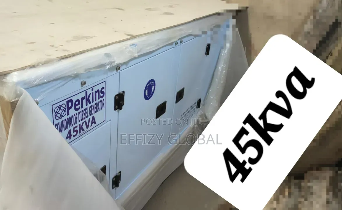 Brand New 45KVA Perkins Soundproof Diesel Generator 100%CopperCoil