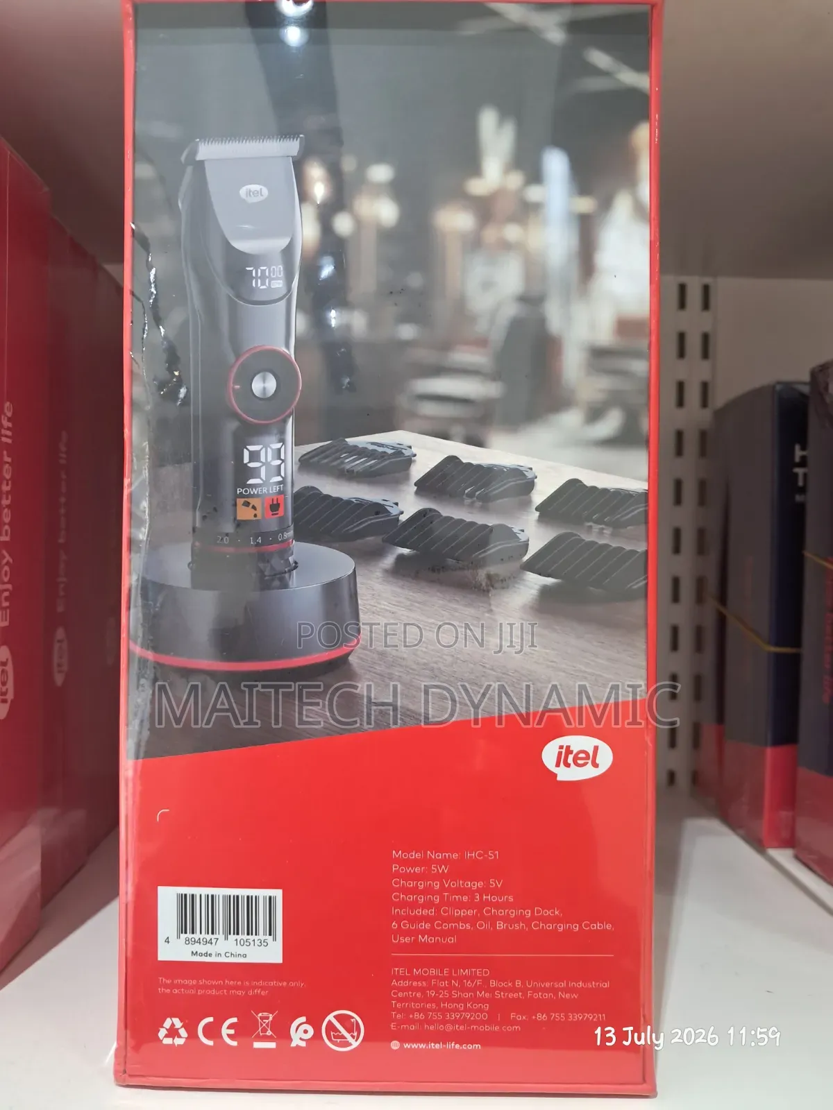 Itel Hair Clipper Edge (IHC-51)