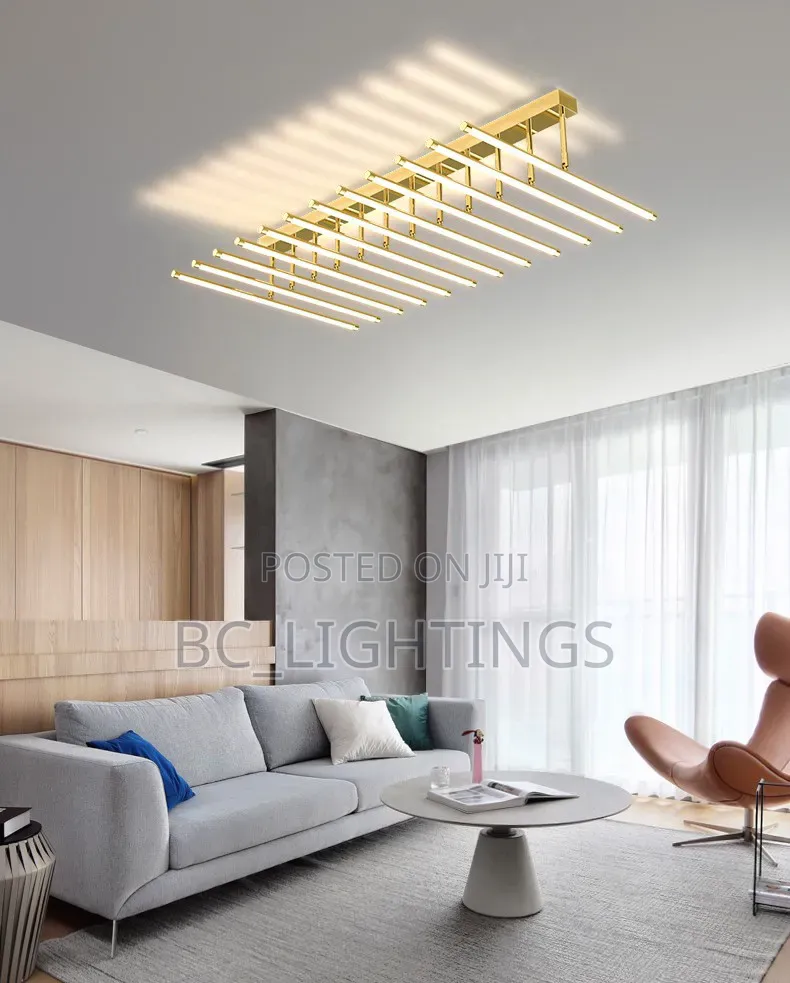 Nordic LED Ceiling Light for Living Dining Room Square Chandeliers