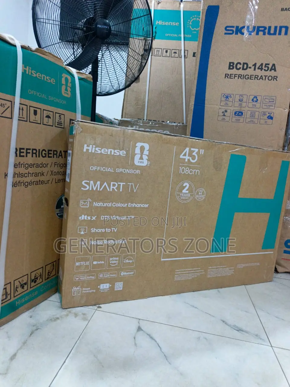 Hisense 43 Inch LED Smart TV Model 43A4S for Every Home
