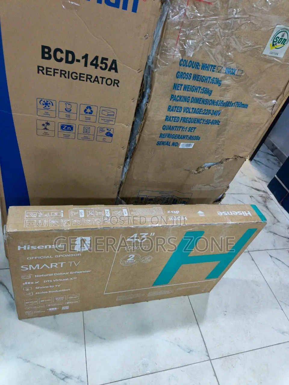 Hisense Model 43A4S 43 Inch LED Backlight Smart Television