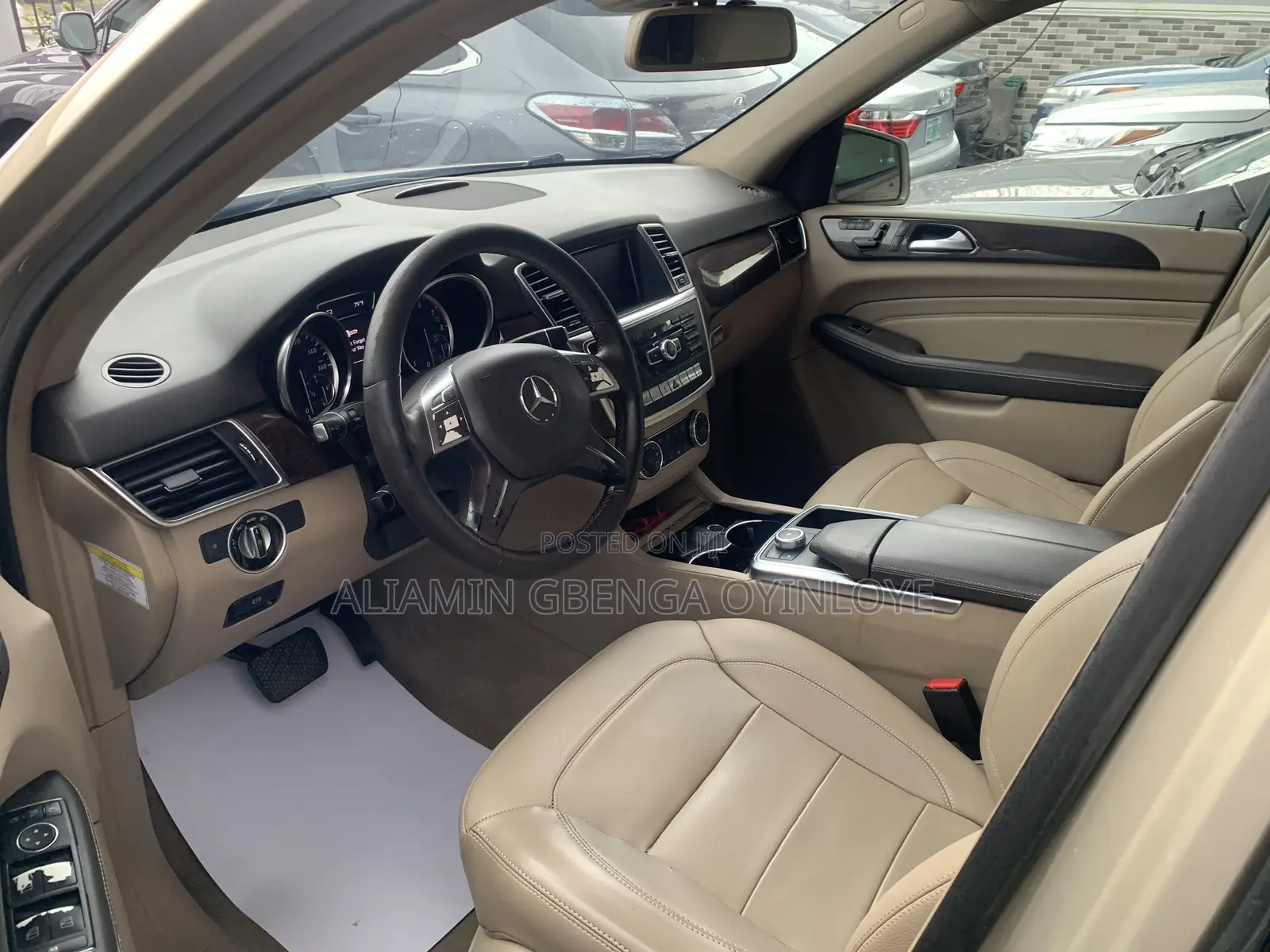 Mercedes-Benz M Class ML 350 4Matic 2012 Gold