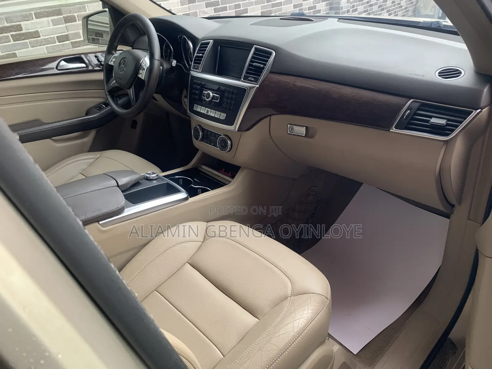Mercedes-Benz M Class ML 350 4Matic 2012 Gold