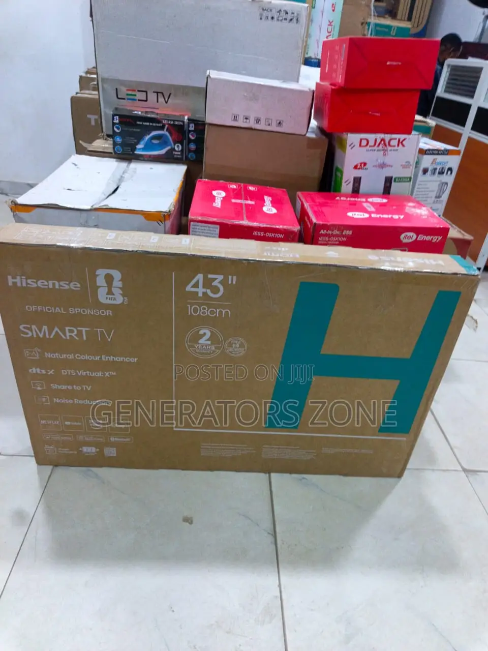 Hisense 43A4S LED Backlight Smart TV With Vibrant Colors