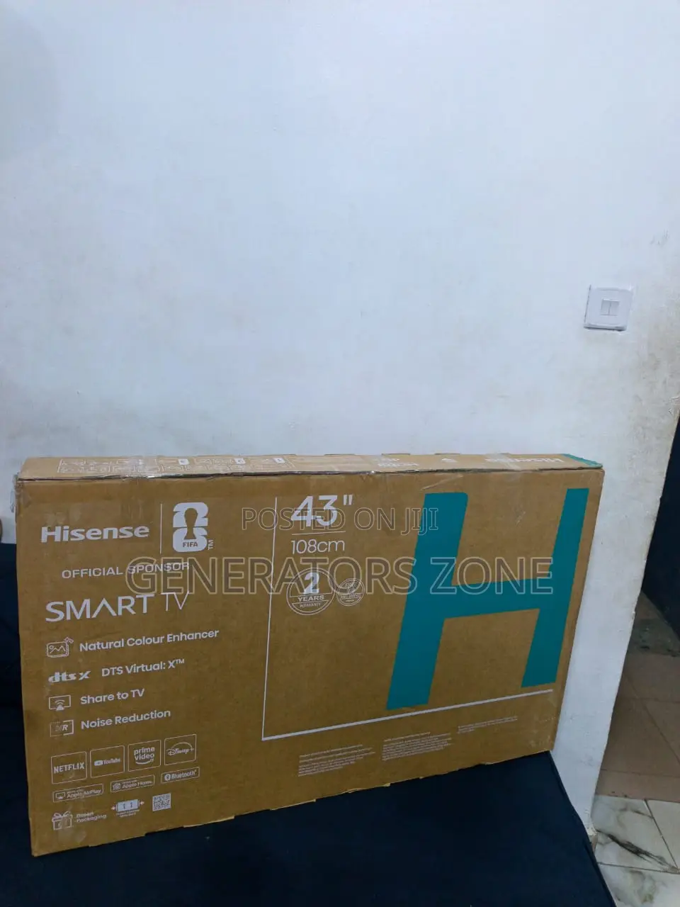 Hisense 43A4S LED Backlight Smart TV With Smart Home Compatibility