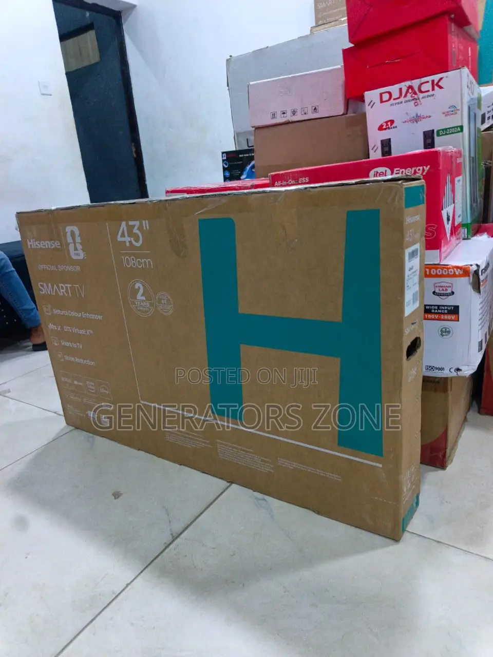 Hisense 43 Inch Smart TV Model 43A4S With Immersive Viewing