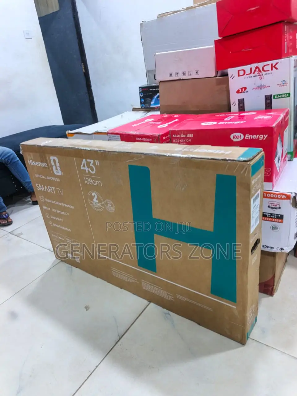Hisense 43 Inch Smart TV Model 43A4S With Immersive Viewing