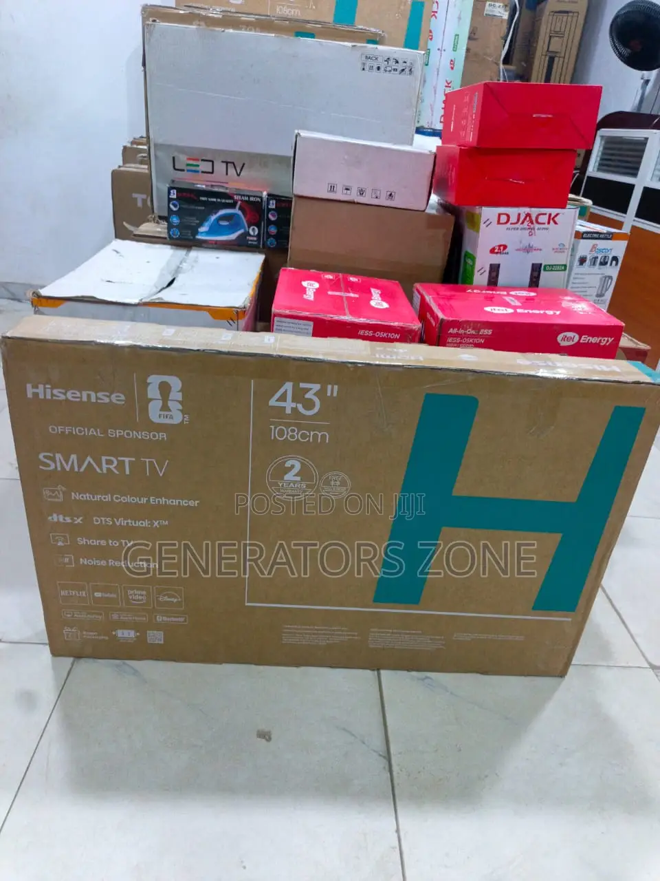 Hisense 43 Inch T Smart TV With Sharp Full HD Resolution