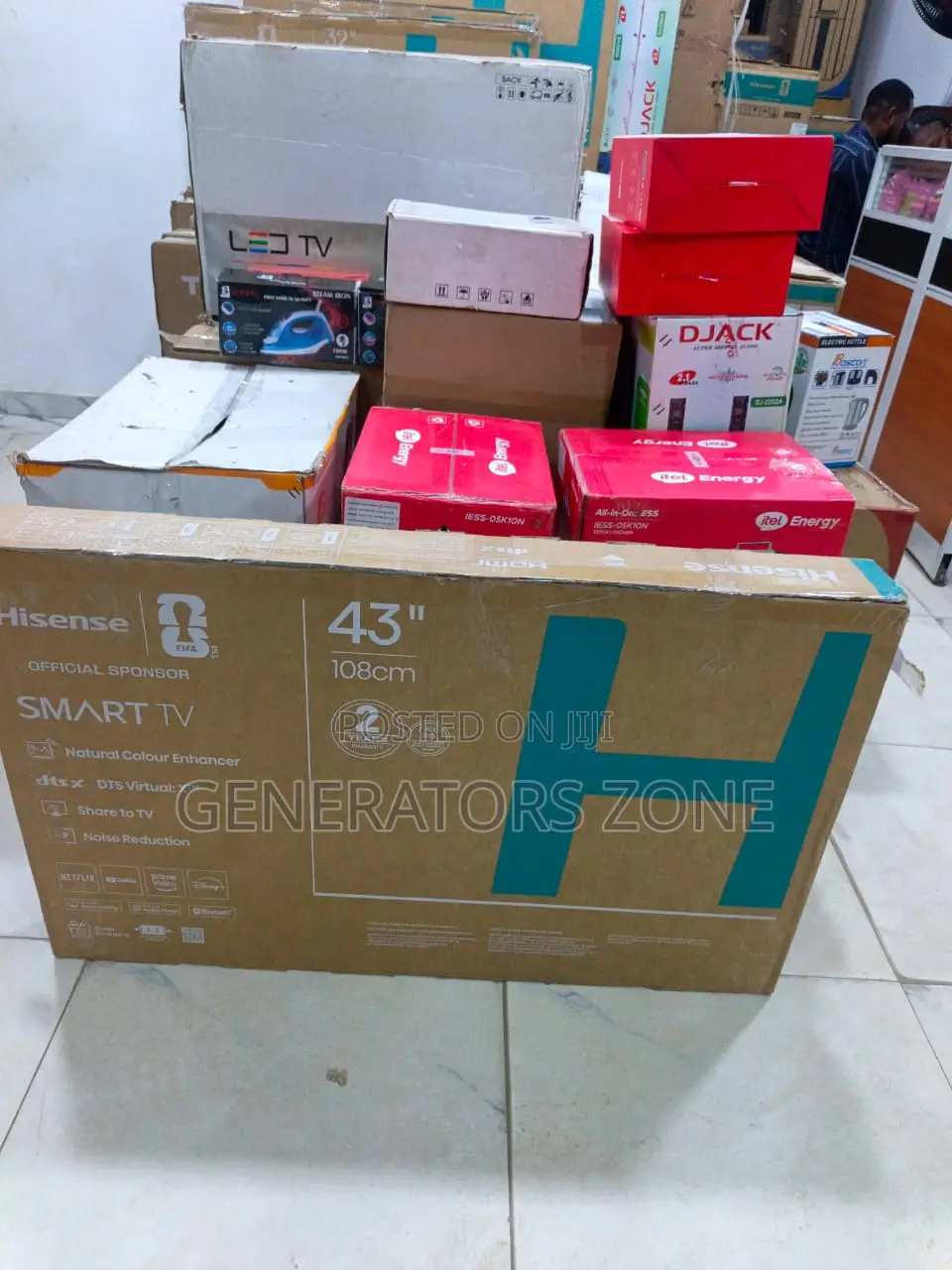 Hisense 43 Inch T Smart TV With Sharp Full HD Resolution