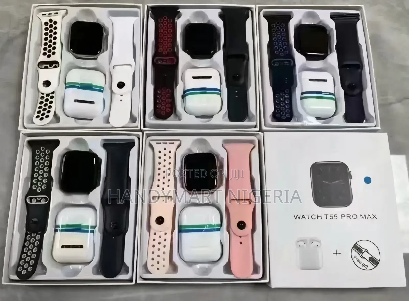 T55 Pro Max Smartwatch Combo Set 22% OFF