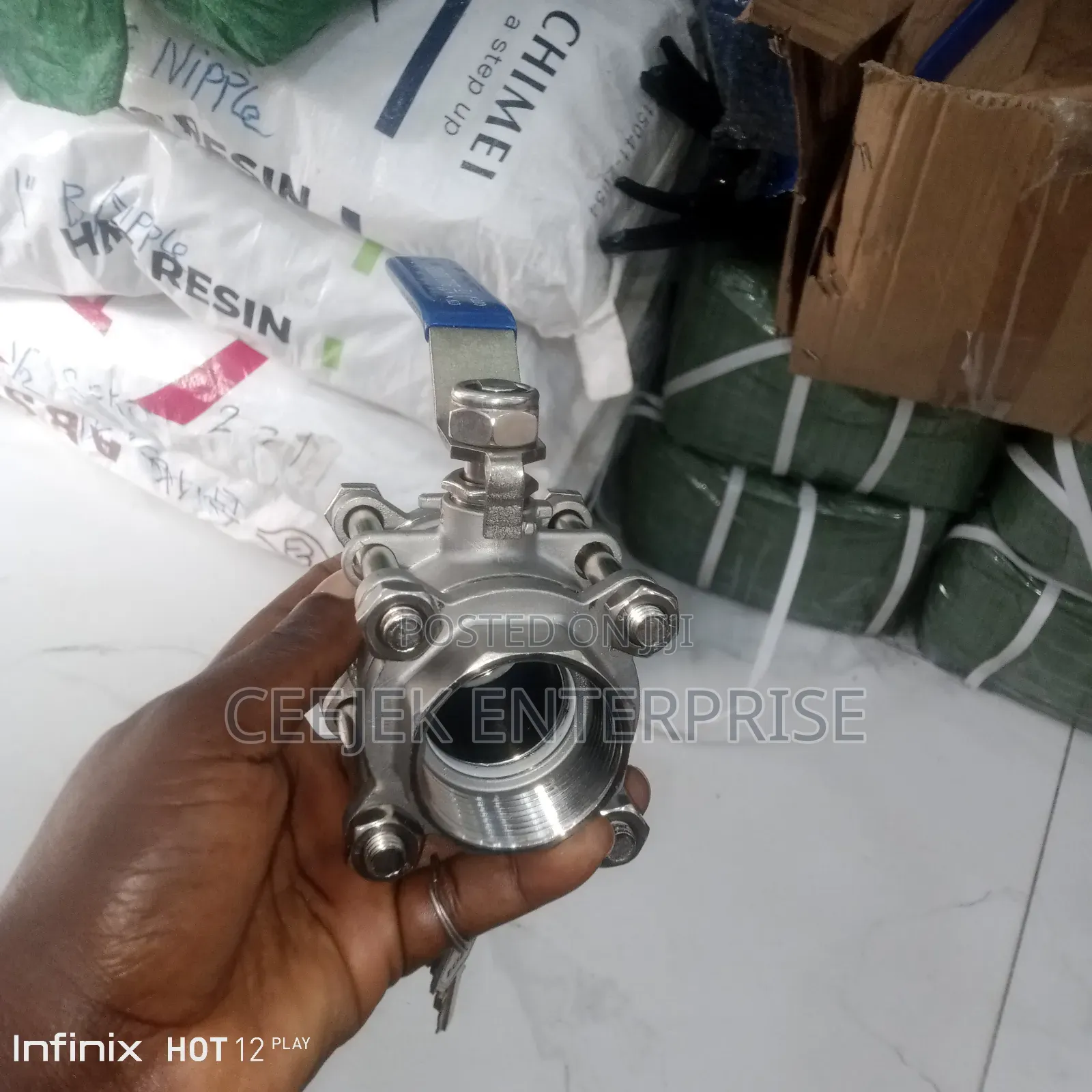 1" Stainless Air Valve With 4 Bolt